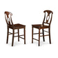3 Pc Pub Table Set - High Table And 2 Dinette Chairs. By East West Furniture | Bar Stools & Table | Modishstore - 4