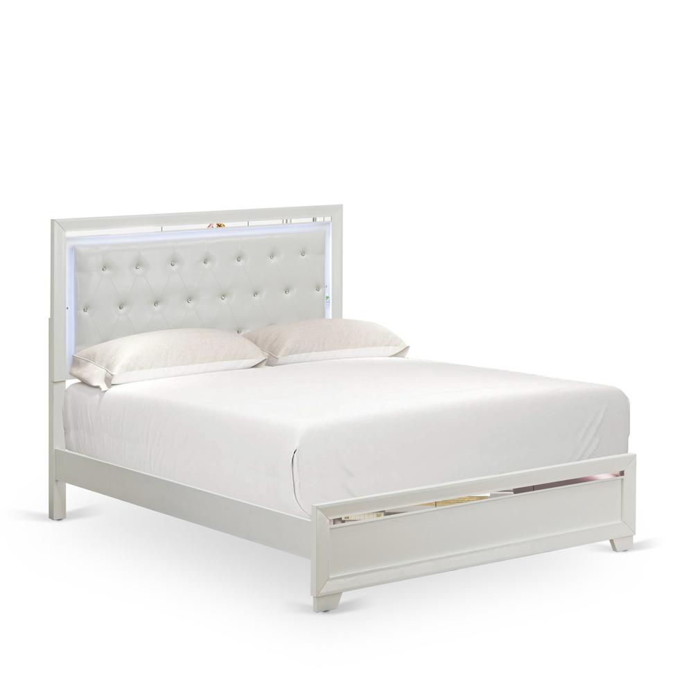 Pandora 3 Pc Wooden Queen Bedroom Set By East West Furniture | Bedroom Sets | Modishstore - 2