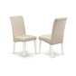 Dining Room Set Linen White AVBA7-LWH-01 By East West Furniture | Dining Sets | Modishstore - 4