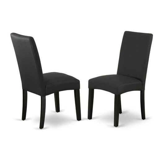 Dining Chair Black DRP1T24 By East West Furniture | Dining Chairs | Modishstore
