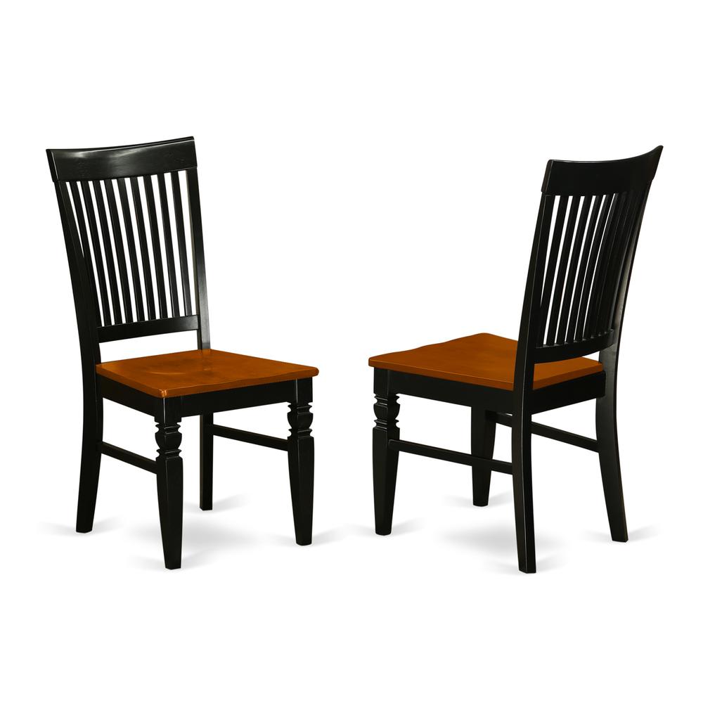Dining Room Set Black & Cherry HLWE3-BCH-W By East West Furniture | Dining Sets | Modishstore - 4
