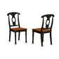 7 Pc Table Set With A Table And 6 Dining Chairs In Black And Cherry By East West Furniture | Dining Sets | Modishstore - 4