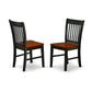 Dining Room Set Black & Cherry NINO7-BCH-W By East West Furniture | Dining Sets | Modishstore - 4