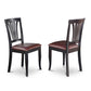 5 Pc Dinette Set - Kitchen Dinette Table And 4 Dinette Chairs By East West Furniture | Dining Sets | Modishstore - 4