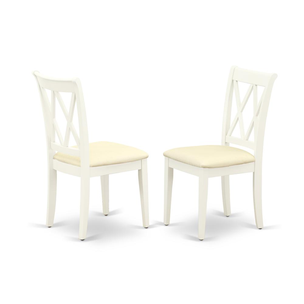 Dining Room Set Linen White SUCL5-LWH-C By East West Furniture | Dining Sets | Modishstore - 4