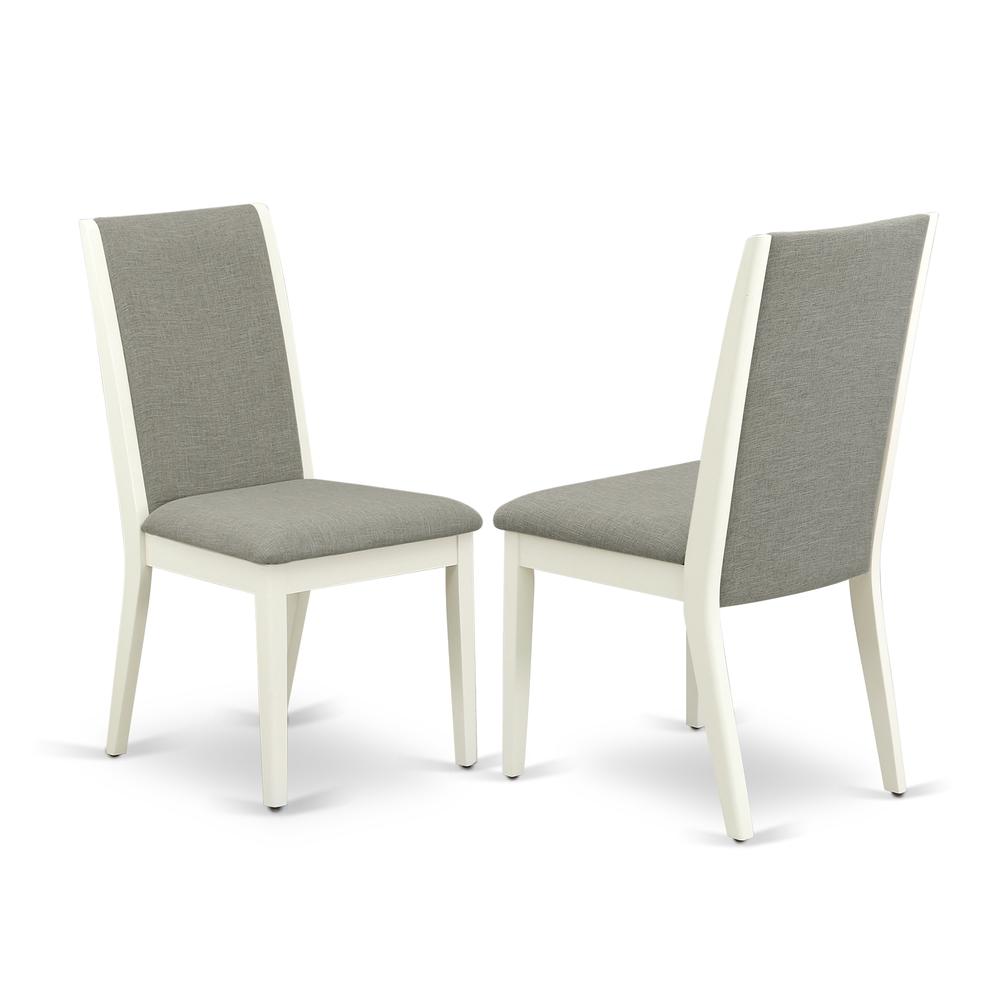 Dining Room Set Linen White WELA5 - WHI - 06 By East West Furniture | Dining Sets | Modishstore - 4