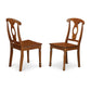 5 Pc Dining Set-Dining Table Plus 4 Dining Chairs By East West Furniture - Plna5-Sbr-W | Dining Sets | Modishstore - 4