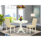 Dining Room Set Linen White ANAB3-LWH-02 By East West Furniture | Dining Sets | Modishstore