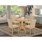 Dining Room Set Oak ANAB5-OAK-04 By East West Furniture | Dining Sets | Modishstore