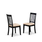 5 Pc Kitchen Table Set-Small Kitchen Table And 4 Kitchen Dining Chairs By East West Furniture | Dining Sets | Modishstore - 4