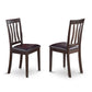 Dining Room Set Cappuccino SUAN3-CAP-LC By East West Furniture