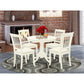 Dining Room Set Linen White ANDA5-LWH-C By East West Furniture | Dining Sets | Modishstore