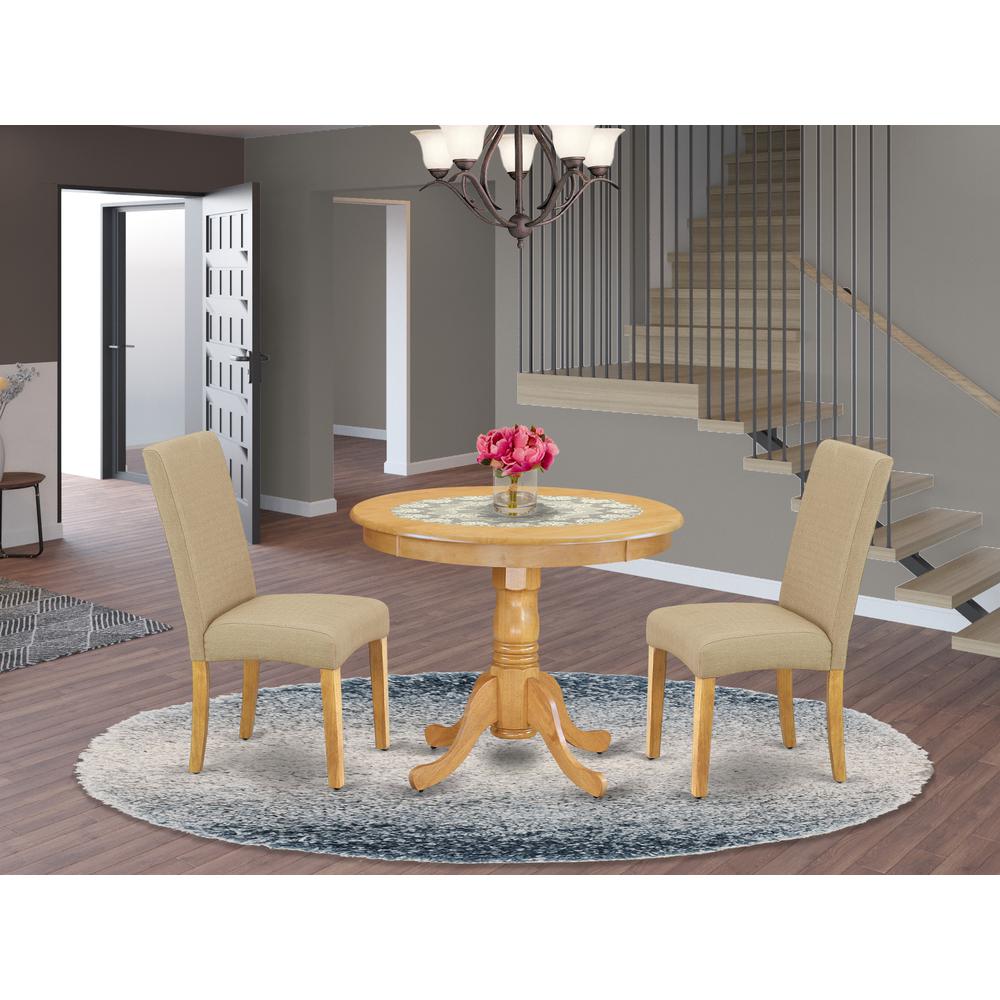 Dining Room Set Oak ANDR3-OAK-16 By East West Furniture | Dining Sets | Modishstore