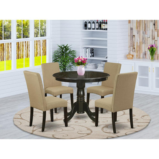 Dining Room Set Cappuccino ANDR5-CAP-03 By East West Furniture | Dining Sets | Modishstore