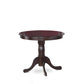 Antique Table 36" Round With Black And Cherry Finish By East West Furniture | Dining Tables | Modishstore - 4