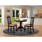 3 Pc Kitchen Table Set-Round Kitchen Table Plus 2 Dining Chairs By East West Furniture | Dining Sets | Modishstore - 2