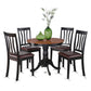 5 Pc Kitchen Nook Dining Set-Small Table As Well As 4 Kitchen Dining Chairs By East West Furniture | Dining Sets | Modishstore - 2