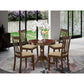 5 Pc Kitchen Table Set-Kitchen Table And 4 Dining Chairs By East West Furniture - Anti5-Cap-C | Dining Sets | Modishstore - 2