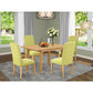 Dining Room Set Oak AVEN5-OAK-07 By East West Furniture | Dining Sets | Modishstore