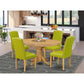 Dining Room Set Oak AVEN5-OAK-51 By East West Furniture | Dining Sets | Modishstore