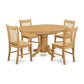 5 Pc Dinette Table Set - Small Kitchen Table And 4 Dining Chair By East West Furniture | Dining Sets | Modishstore - 2