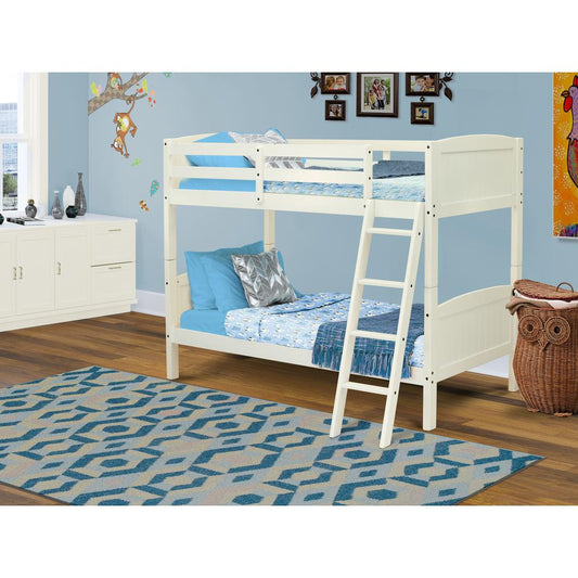 Youth Bunk Bed White AYB-05-T By East West Furniture | Beds | Modishstore