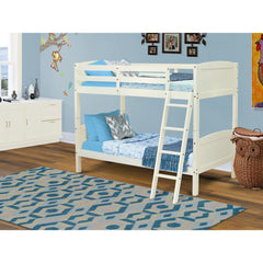 Youth Bunk Bed White AYB-05-T By East West Furniture