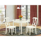 Dining Room Set Linen White BOKE3-LWH-W By East West Furniture | Dining Sets | Modishstore