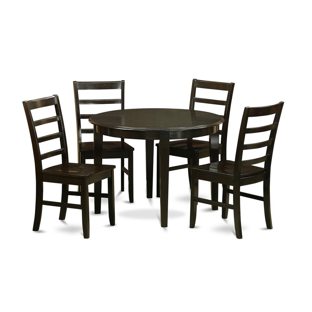 5 Pc Kitchen Table Set-Dining Table And 4 Dinette Chairs By East West Furniture | Dining Sets | Modishstore - 2