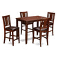 5 Pc Counter Height Table Set-Counter Height Table And 4 Stools By East West Furniture | Dining Sets | Modishstore - 2