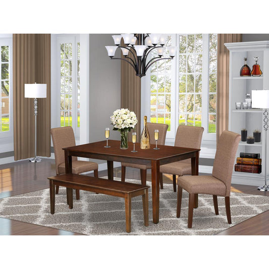 Dining Room Set Mahogany CABA6-MAH-18 By East West Furniture | Dining Sets | Modishstore