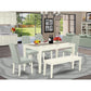 Dining Room Set Linen White CACE6-LWH-15 By East West Furniture | Dining Sets | Modishstore