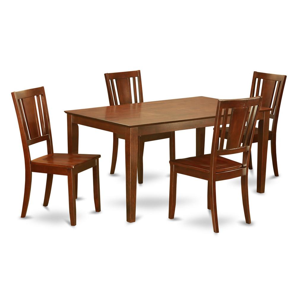 5 Pc Dining Room Set - Dining Table And 4 Dining Chairs By East West Furniture | Dining Sets | Modishstore - 2