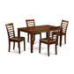 5 Pc Dining Set-Dining Table And 4 Chairs By East West Furniture | Dining Sets | Modishstore - 2