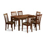 7 Pc Dining Set- Dining Table And 6 Dining Chairs By East West Furniture | Dining Sets | Modishstore - 2