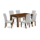 7-Piece Modern Dining Table Set- 6 Dining Room Chairs And Dining Tables By East West Furniture | Dining Sets | Modishstore - 4