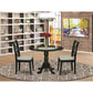 Dining Room Set Black DLCL3-BLK-C By East West Furniture | Dining Sets | Modishstore