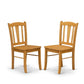 Dublin Dining Room Chair With Wood Seat, Set Of 2 By East West Furniture | Dining Chairs | Modishstore - 2