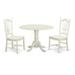 3 Pc Kitchen Dinette Set-Kitchen Dinette Table And 2 Kitchen Dining Chairs By East West Furniture | Dining Sets | Modishstore - 6