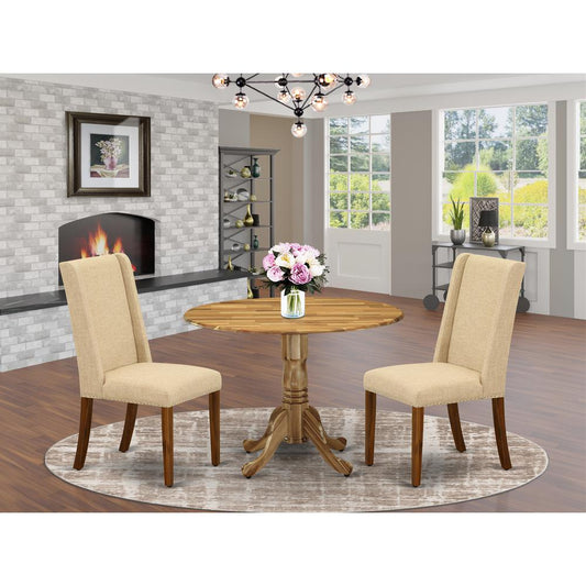 Dining Room Set Natural DLFL3 - ANA - 04 By East West Furniture | Dining Sets | Modishstore