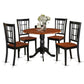5 Pc Kitchen Nook Dining Set-Kitchen Table And Kitchen4 Chairs By East West Furniture | Dining Sets | Modishstore - 2