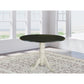 Dining Table Black & Linen White DLT-BLW-TP By East West Furniture | Dining Tables | Modishstore