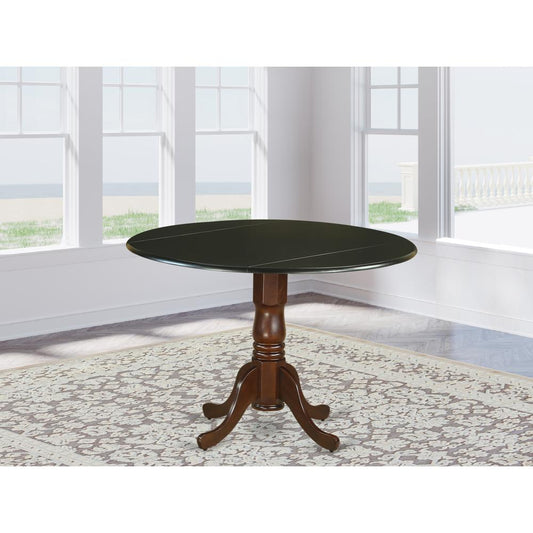 Dining Table Black & Mahogany DLT-BMA-TP By East West Furniture | Dining Tables | Modishstore