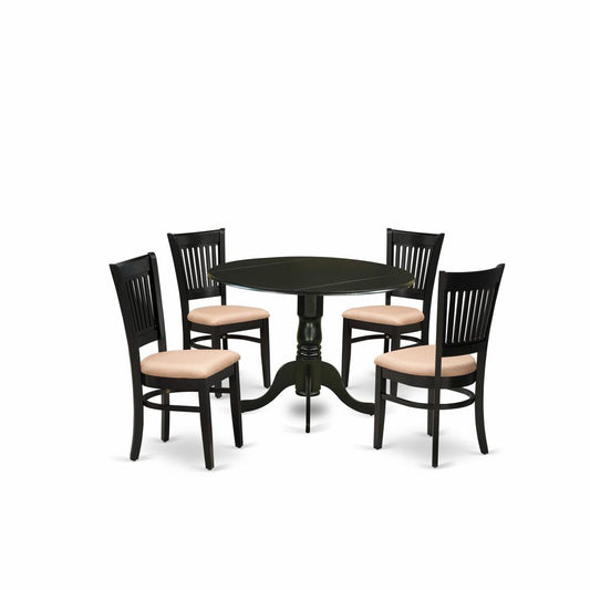 5-Pc Dining Room Table Set- 4 Wooden Chairs And Dining Tables By East West Furniture | Dining Sets | Modishstore