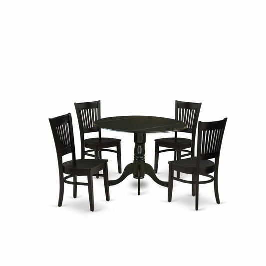 5-Piece Dinette Set- 4 Dining Room Chair And Dining Tables By East West Furniture | Dining Sets | Modishstore