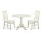 3 Pc Dining Room Set For 2-Kitchen Table And 2 Kitchen Dining Chairs By East West Furniture | Dining Sets | Modishstore - 2