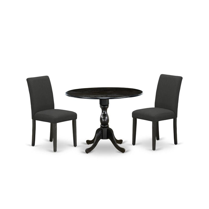3 Piece Modern Dining Table Set Includes 1 Dining Room Table And 2 ChairBy East West Furniture | Dining Sets | Modishstore