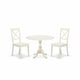 3 Piece Dinning Room Table Set Consists Of 1Dining Room Table And 2 Linen White Chair By East West Furniture | Dining Sets | Modishstore - 2