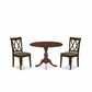 3 Piece Dining Set Contains 1 Drop Leaves Dining Room Table And 2 Linen White Dinning Room Chairs And Dining Tables By East West Furniture | Dining Sets | Modishstore - 4