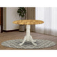 Dining Table Natural & Linen White DMT-NLW-TP By East West Furniture | Dining Tables | Modishstore